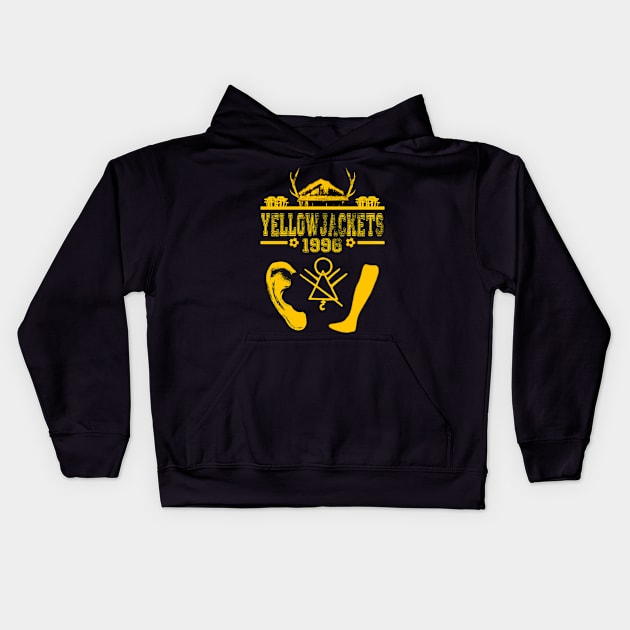 Yellowjackets - A Journey Through Darkness Kids Hoodie by LopGraphiX